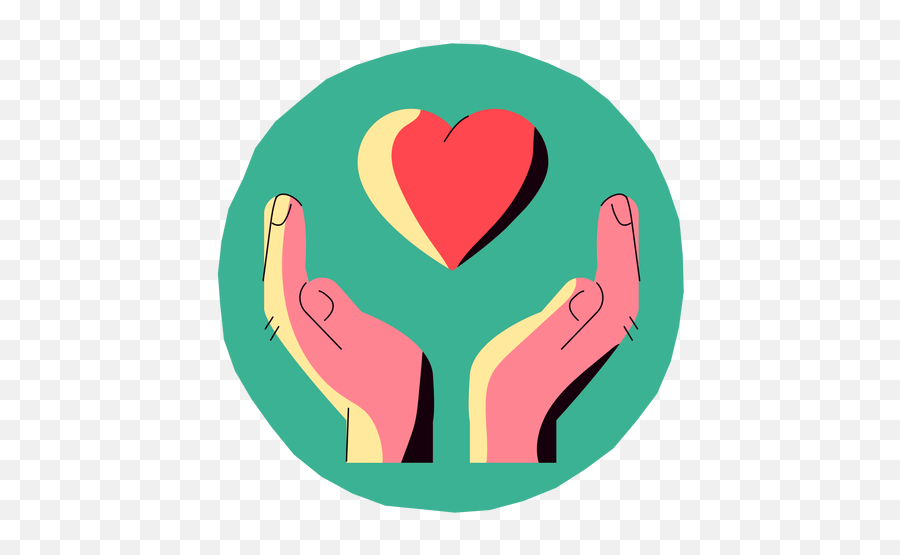 Covid 19 Heart Hands Icon - Transparent Png U0026 Svg Vector File Manos Con Un Corazon Png Emoji,Facebook Emoticons Rasing Hands