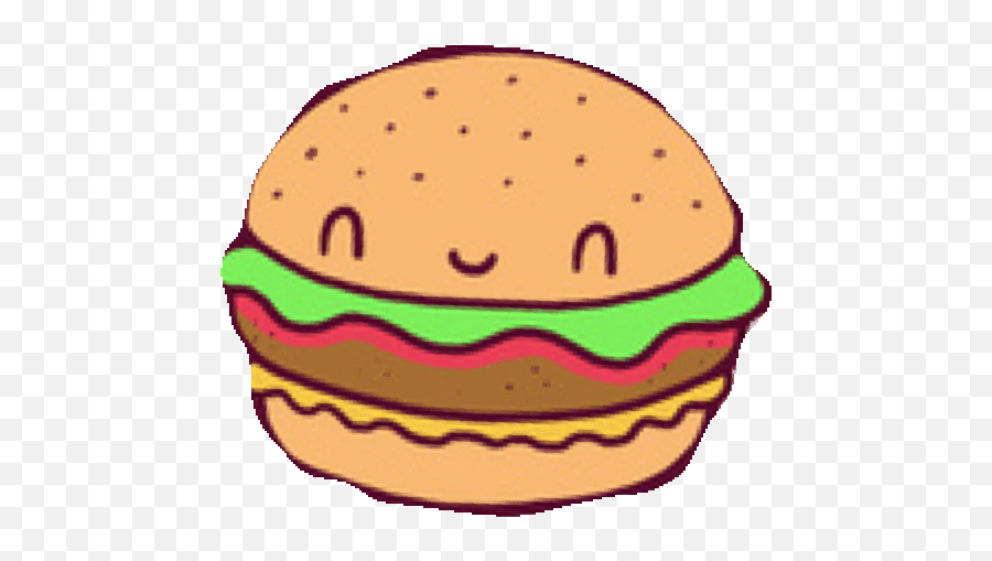 Hamburger Cartoon Burger Clipart Image 4 Jpg - Clipartix Burger Gif Clip Art Emoji,Hamburger Emoji