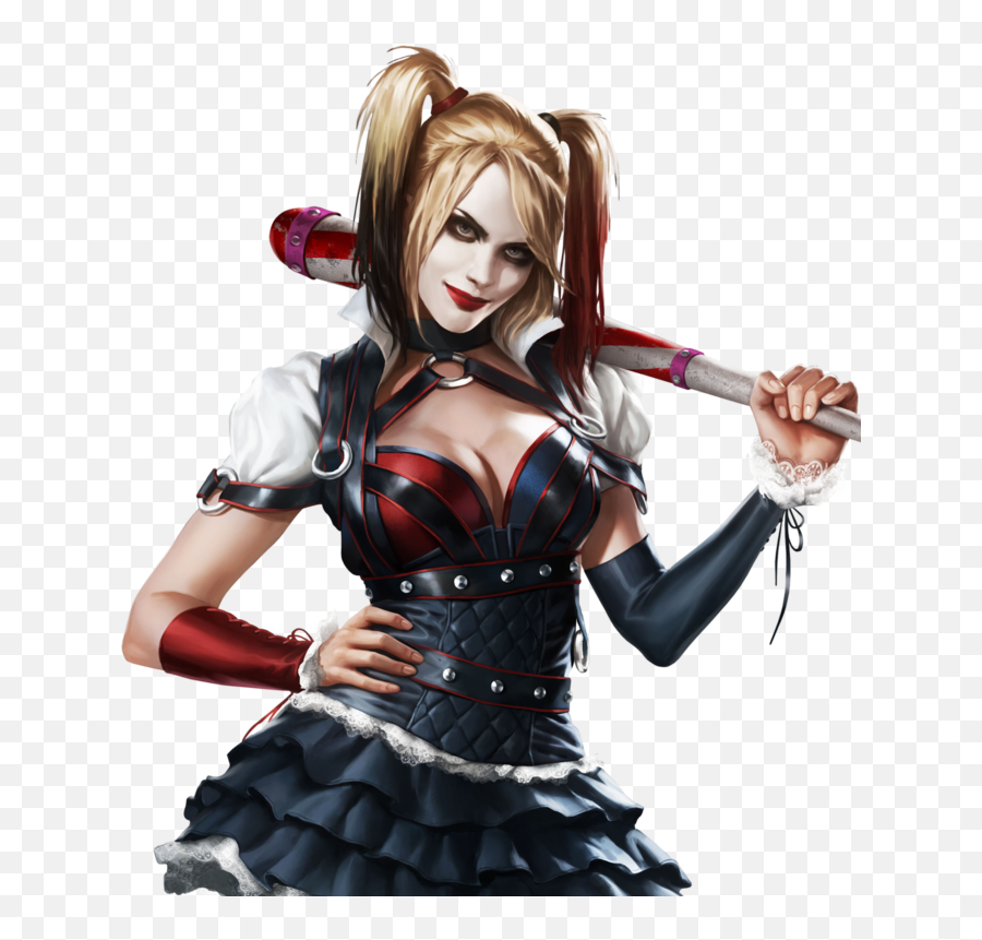Harley Quinns Costumes And The Nature - Arkham Knight Harley Quinn Arkham Emoji,Harley Quinn Shirts All Of Her Emotions