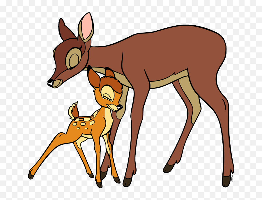 Bambi And His Mother Clip Art - Disney Bambi And Mom Emoji,Bambi Mother Birds Emotion