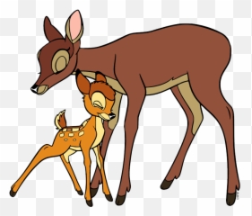 Bambi And His Mother Clip Art - Disney Bambi And Mom Emoji,Bambi Mother Birds Emotion