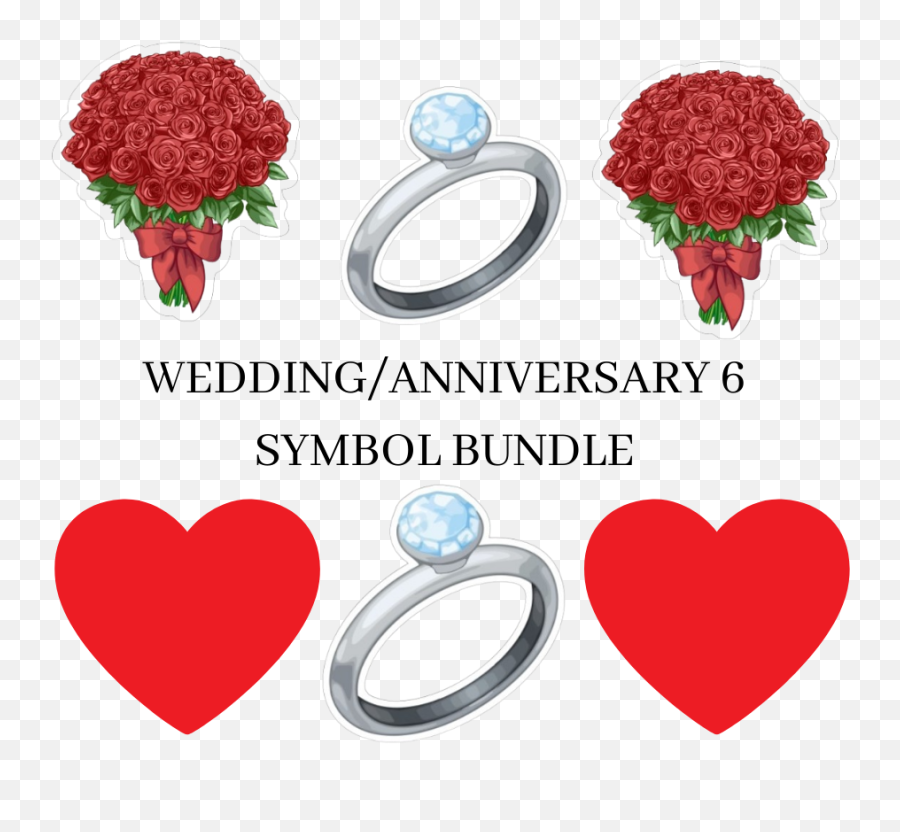 Anniversary - Letter My Landscape Wedding Ring Emoji,Happy Anniversary Emojis For Employees