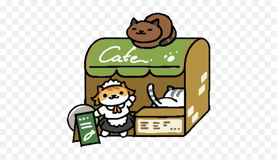 Neko Atsume 2 Whatsapp Stickers Emoji,Steins Gate 0 Rine Emoticons