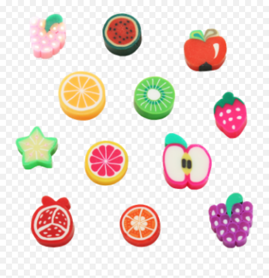 Fruit Cute Messy Cyber Eraser Soft Sticker By - Dot Emoji,Eraser Emoji