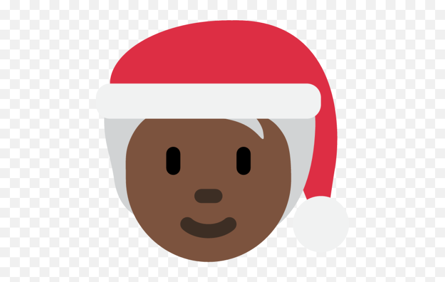 Mx Claus Dark Skin Tone Emoji - Download For Free U2013 Iconduck,Brown Skin Emojis