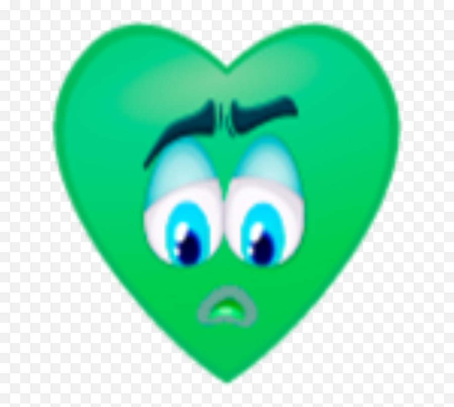 Green Heart Emoji Free Twitch Emotes,Sad Heart Emoticon