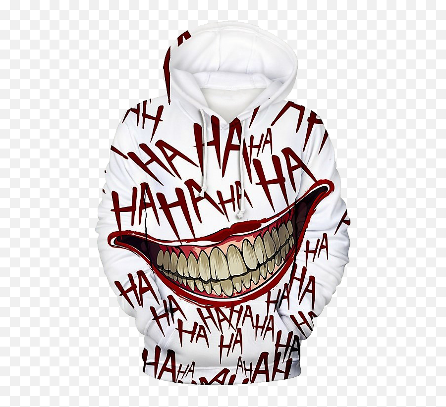 Joker Laugh - 3d Hoodie Emoji,Laugh & Peace Overflowing Emotions