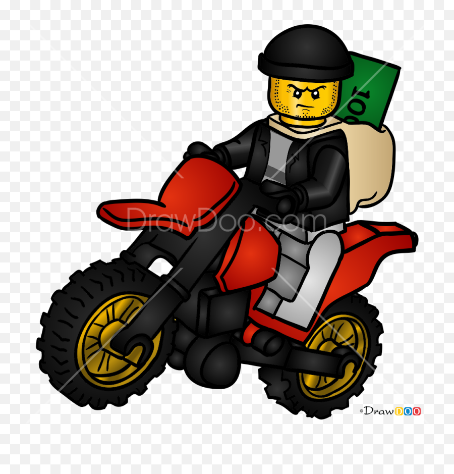 How To Draw High Speed Police Chase Lego City - Motorcycling Emoji,Motocross Emoji