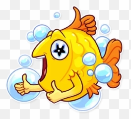 Gold Fish Sticker Pack - Stickers Cloud Emoji,Fishes Swimming Emojis