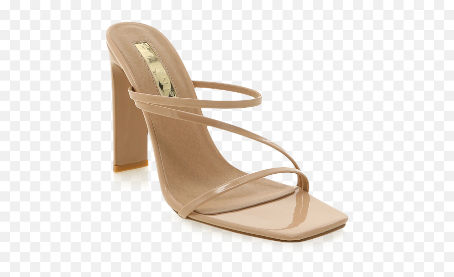 Yanna - Nude Patent Emoji,High Heels Emoji