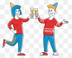 Party Hat Icon - Download In Colored Outline Style Emoji,Clinking Glasses Emoji Ios