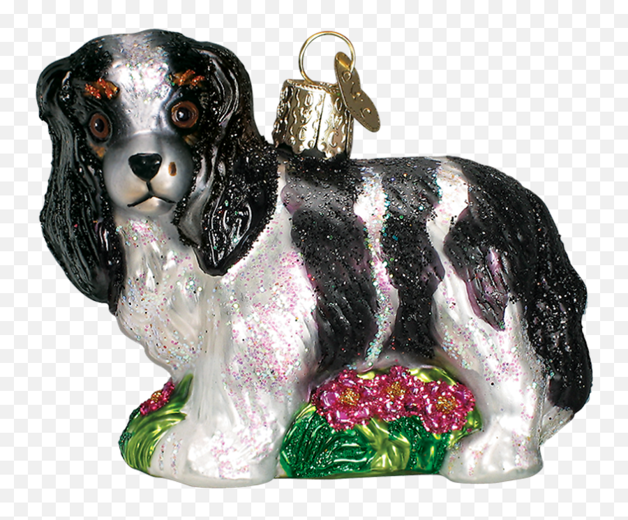 Old World Christmas Cavalier King Charles Glass Christmas - Dog Supply Emoji,Emoji Pillows Toys R Us