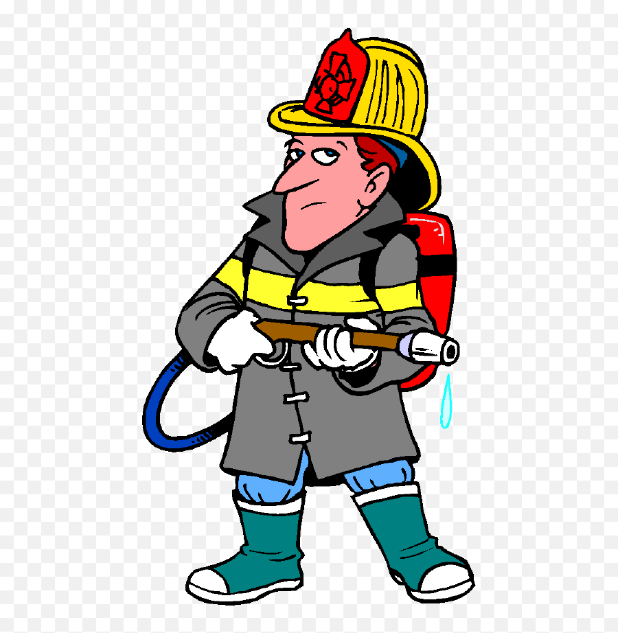 Child Safety Clip Art For Elementary U0026 Preschool Kids - Cartoon Fireman Briefing Gif Emoji,Emotions Clipart For Teachers
