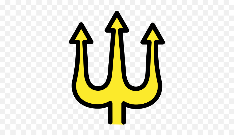 Trident Emblem Emoji - Mzrak Emoji,Triton Emoji