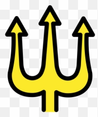 Trident Emblem Emoji - Mzrak Emoji,Triton Emoji