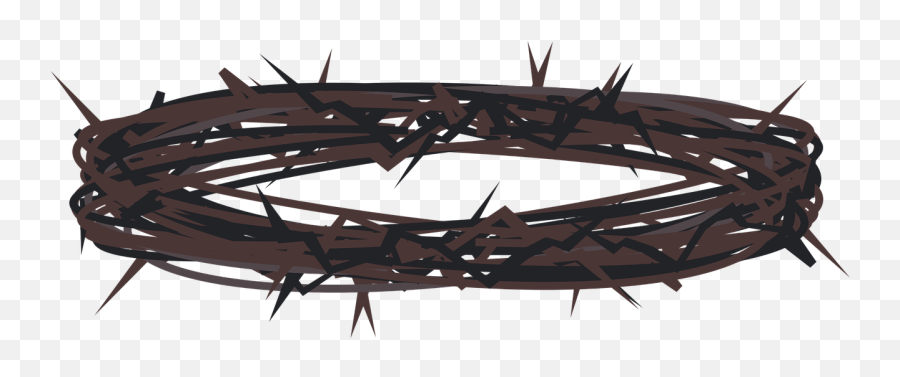 Graphic Lent Holy Week Free Picture - Thorn Crown Png Horizontal Emoji,Thorn Emoji