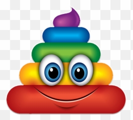 Poo Paint - Pile Of Poo Emoji,Not Squishy Emoticon