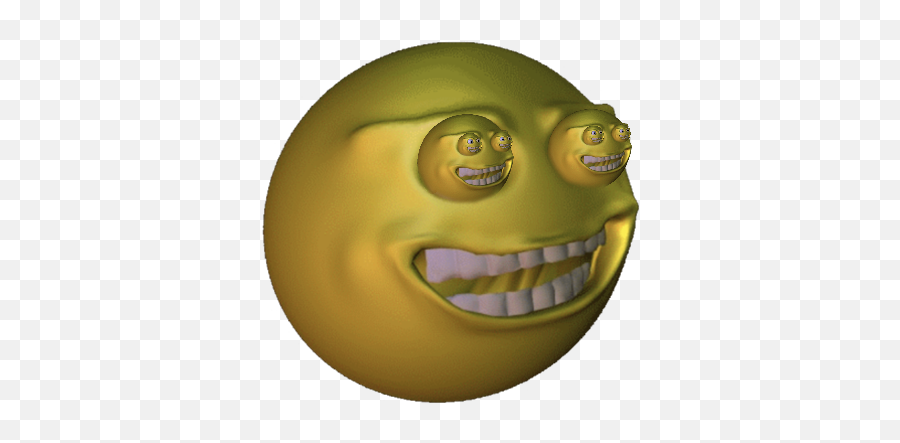 Gaze - Yellow Face Meme Png Emoji,Emoticon For Infinity