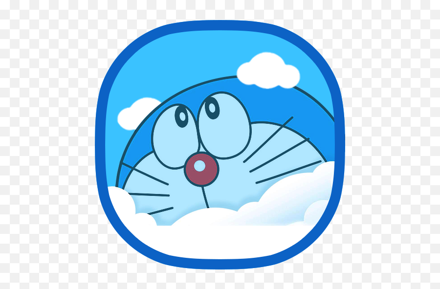 Blue Cat Cartoon Stickers U0026 Drmon Emojis 2018 10 Apk - Doraemon Desktop Wallpaper Hd,Pusheen The Cat Facebook Emoticons