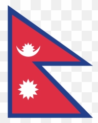 Nepal Flag Emoji Clipart Free Download Transparent Png - Nepal Flag Vector,Finland Emoji