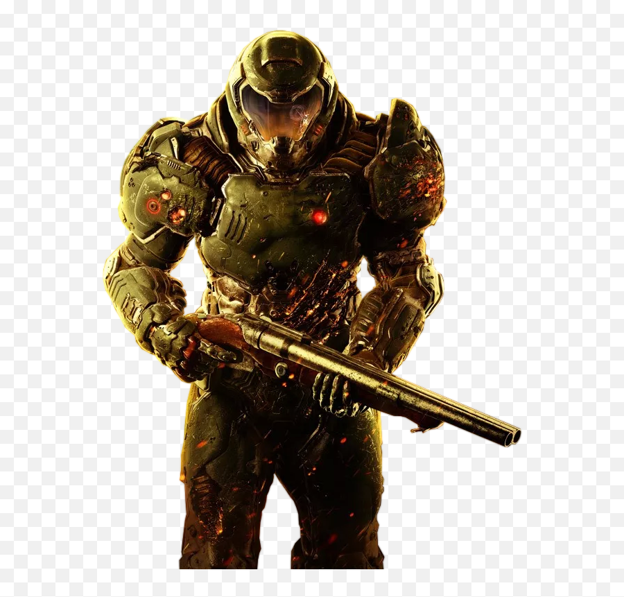 Doom Guy Transparent Emoji,Doomslayer Emotion