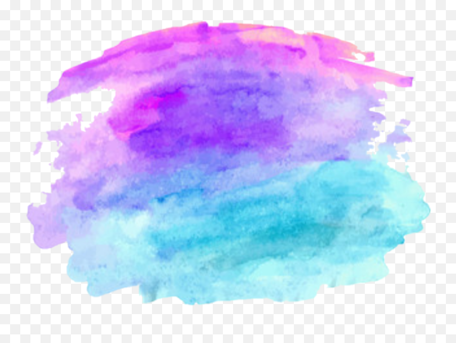 Paint Acuarela Sticker By Fatimaadrianajimenezperez - Watercolor Png Purple And Blue Emoji,Acuarela Emojis