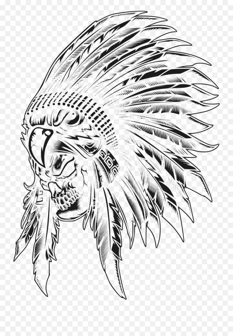 Logo Of American Indians - Clip Art Library Indian Drawing Art Cherokee Emoji,Iphonecoloring Single Face Emojis
