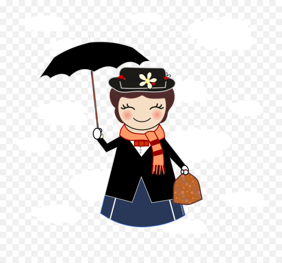 Mary Poppins Mary Poppins Nanny Disney Film Movie Png - Mary Poppins Drawing Kids Emoji,Disnwey Movie Emotions