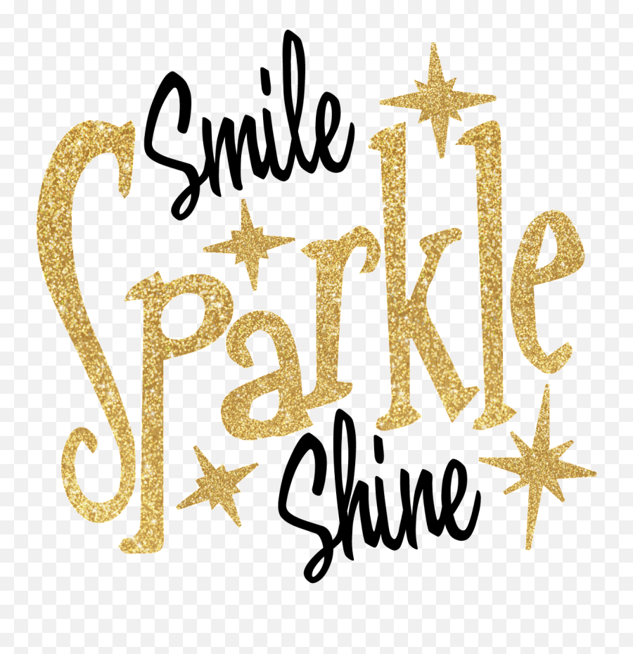 Smile Sparkle Shine Quote Png Picpng - Igreja Do Carmo Emoji,Emoticon With Sparkles