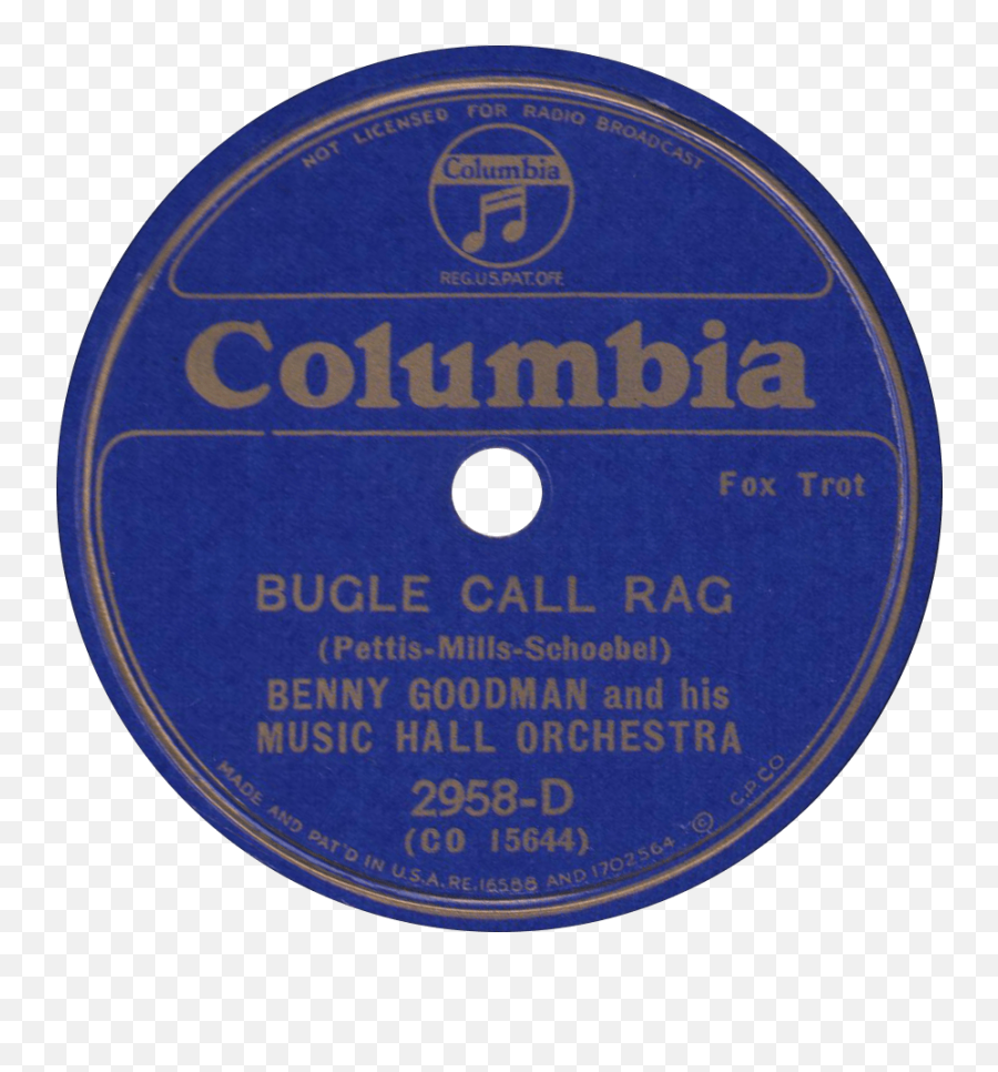 Columbia 2958 - D U2013 Benny Goodman And His Music Hall Orchestra Columbia Records Emoji,Gene Mills Yodeler Emotions