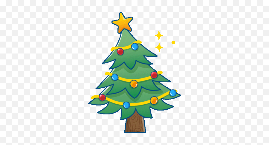 Via Giphy Christmas Art Christmas Stickers Christmas Fun - Clipart Simple Cute Christmas Tree Emoji,Christmas Tree Emojis