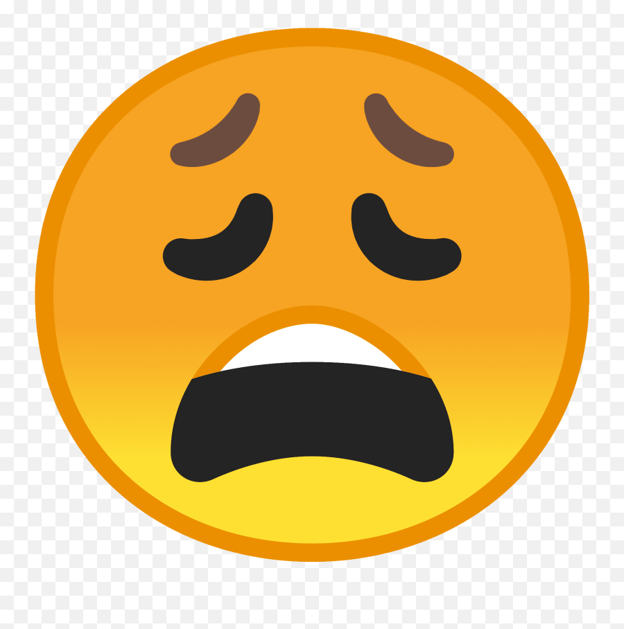 Emoji Wink Png - Download Svg Download Png Weary Emoji Distressed Face Emoji,Winking Emoji Png