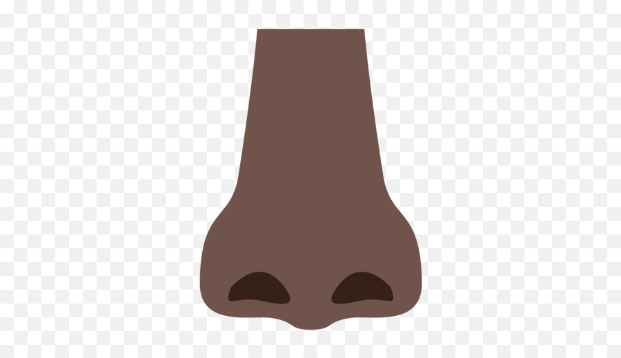 Nose Dark Skin Tone - Nariz Tono De Piel Oscuro Emoji,Nose And Glasses Emoji