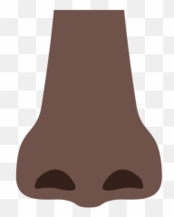 Nose Dark Skin Tone - Nariz Tono De Piel Oscuro Emoji,Nose And Glasses Emoji