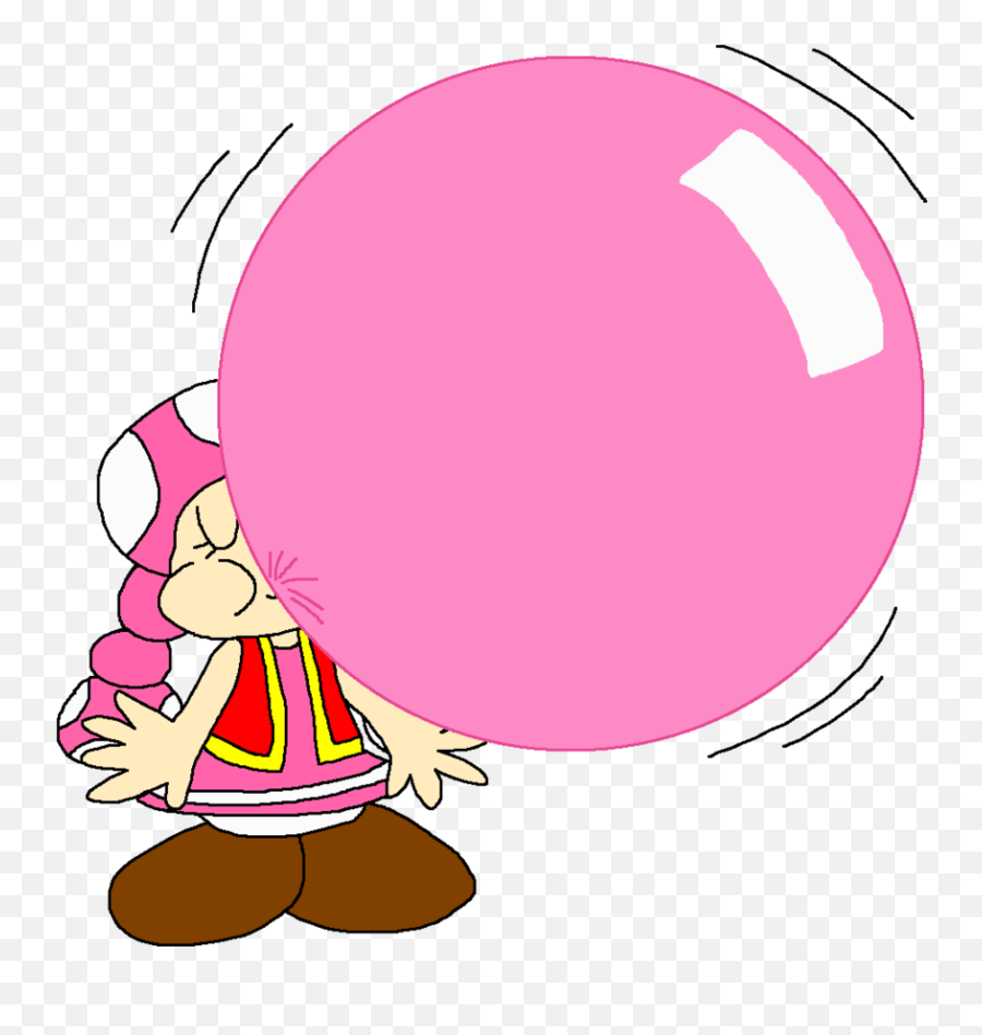 Gum Clipart Pink - Cartoon Chewing Gum Png Emoji,Bubble Gum Emoticon