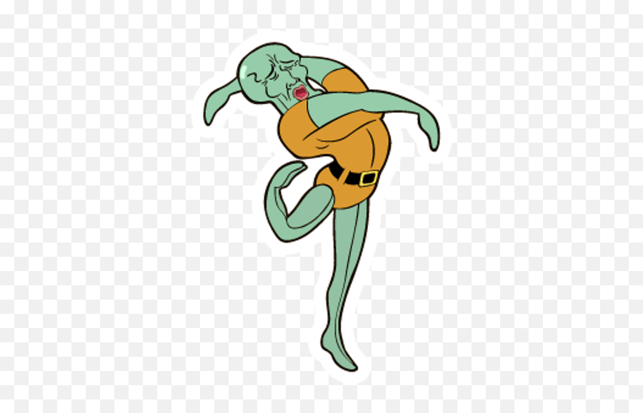 Handsome Squidward Dancing - Spongebob Handsome Squidward Png Emoji,Squidward Text Emoticon