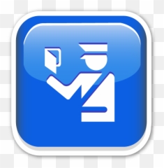 Passport Control Emoji,Electric Emoji