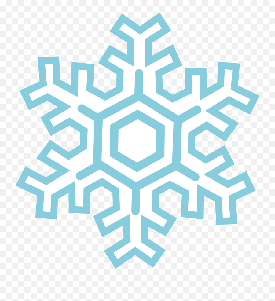 Clipart Snow Vector Clipart Snow - Snowflake Clip Art Emoji,Snowflake Sun Leaf Leaf Emoji