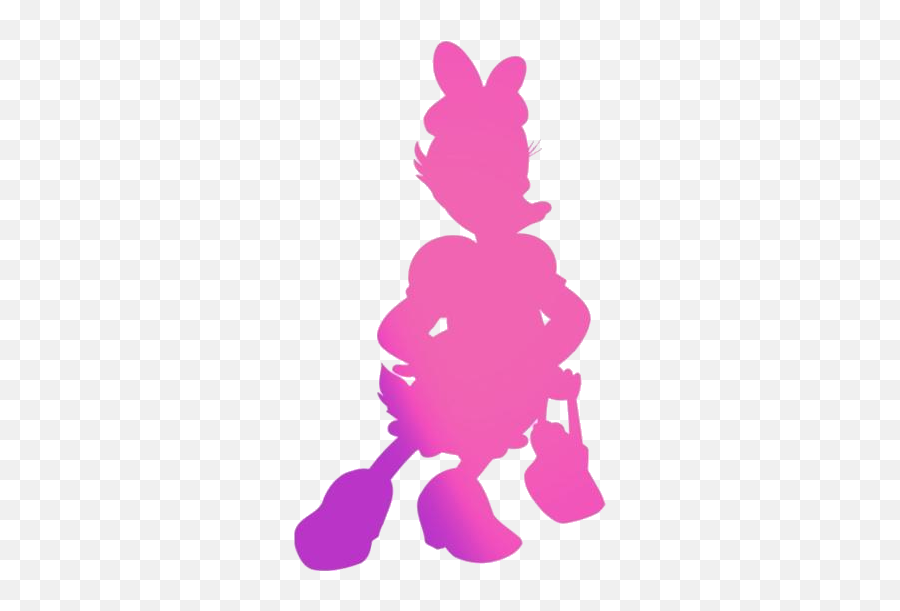 Transparent Daisy Duck Lady Silhouette Png Pngimagespics Emoji,Transparent Background Duck Emoji