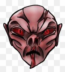 Face Of Mandrak The Mad Vampire - Illustration Clipart Emoji,Unamused Emotion