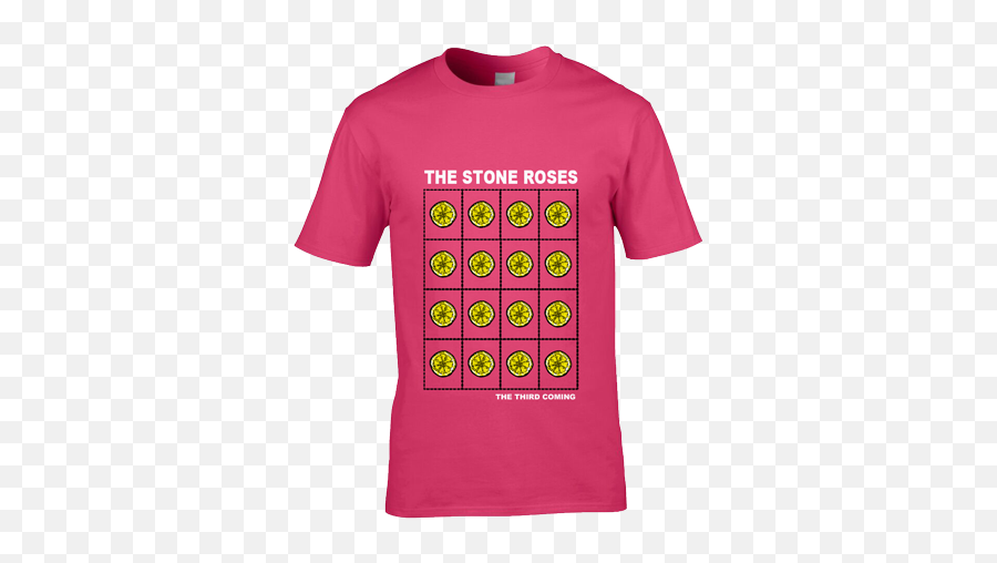 The Stone Roses T - Shirt Mr Art Emoji,Pink Lemonade Emoji