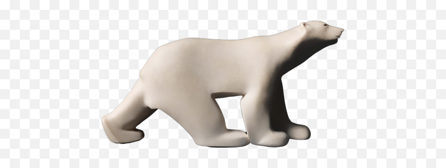 Polar Bear Sculpture By Francois Pompon - Temarte Emoji,Polar Ber Emoji