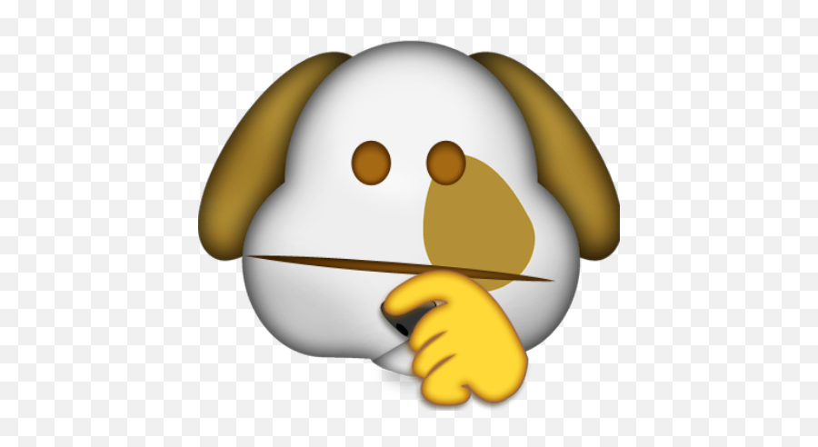 Dogging Rthinking Emoji,Iphone Animated Dog Emoji