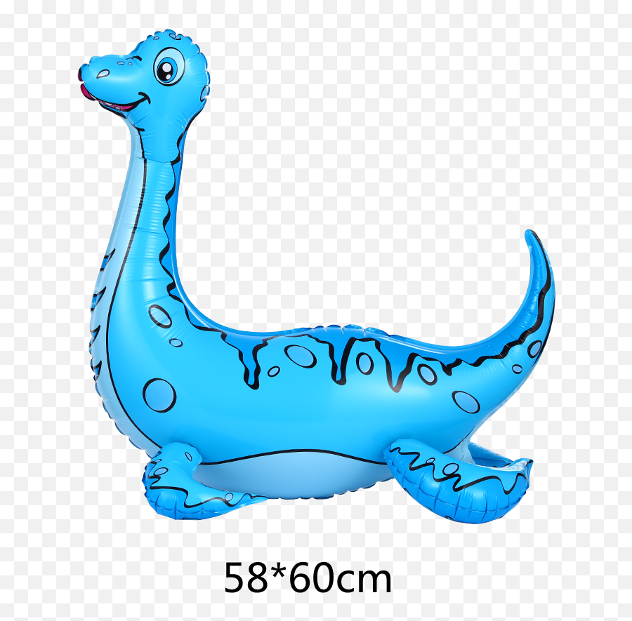 1pc New Type 4d Walking Dinosaur Foil Balloons Boys Animal Emoji,Typed Dinosaur Emoji