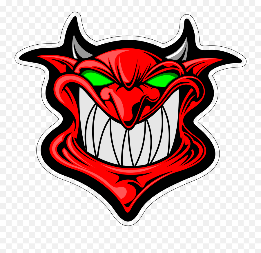 Cartoondemonfaceheadsatan - Free Image From Needpixcom Demon Cartoon Transparent Emoji,Satan Emoji