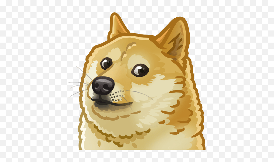 Dogefluffy - Doge Vector Emoji,Doge Emoji