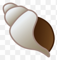 Spiral Shell Emoji - Sea Shell Emoji,Shell Emoji