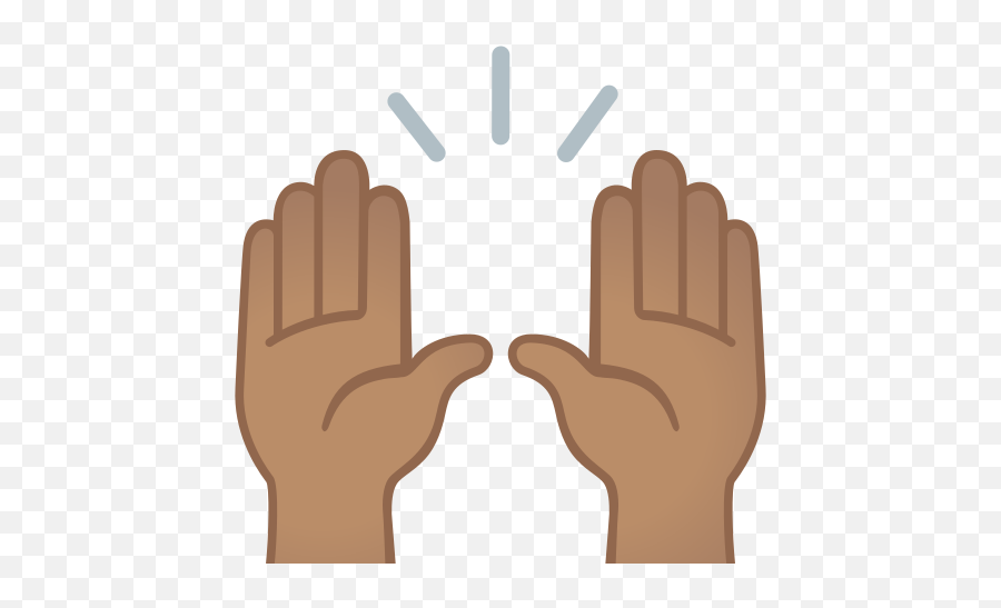 raising-hands-medium-skin-tone-emoji-brown-raising-hand-emoji-how-to