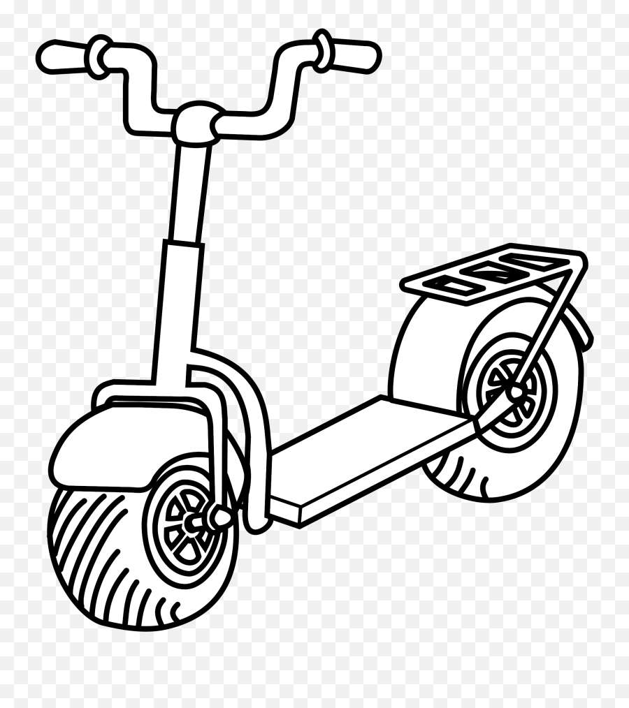 Scooter Clip Art - Scooter Clipart Black And White Emoji,Segway Emoji