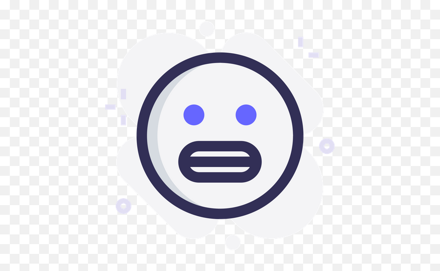 Grimacing Emoji Icon Of Colored Outline - Kryptic Minds,Grimmacing Emoji